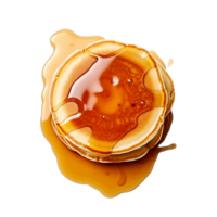 AI generated Transparent Pancake Syrup, Adding Sweetness to Graphic Compositions png