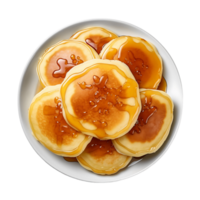 AI generated Pancake Syrup Extracted on Transparent, Facilitating Easy Graphic Integration png