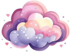 ai généré une pastel nuage png