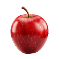 ai genererad färsk röd äpple png