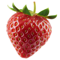 ai generiert realistisch schließen oben frisch Erdbeere Obst png