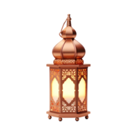 ai gerado decorativo islâmico lanterna png