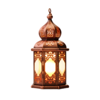 ai gegenereerd decoratief Islamitisch lantaarn png