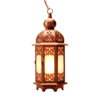 ai generado decorativo islámico linterna png