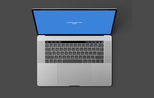 laptop apparaat mockup psd