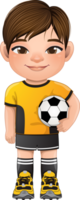 Soccer player boy international uniform png