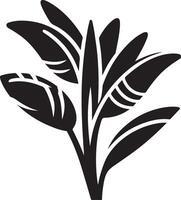 House plant vector icon, clipart, symbol, black color silhouette 20