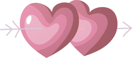 rosa valentine element png