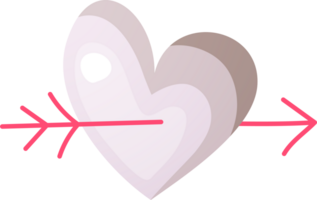 röd valentine element png