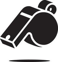minimal Whistle Icon black color silhouette, logo, clipart, symbol, black color silhouette vector