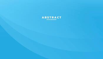 Blue abstract vector background with wave design