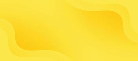 Dynamic 3D modern abstract yellow background, minimal paper background. vector