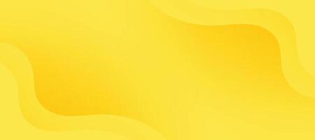 Dynamic 3D modern abstract yellow background, minimal paper background. vector