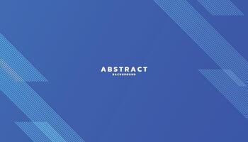 Blue abstract background with lines vector