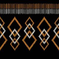tradicional étnico ikat motivo tela antecedentes modelo geométrico .africano ikat bordado étnico oriental modelo negro antecedentes fondo de pantalla. resumen,vector,ilustración.textura,marco,decoración. vector
