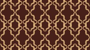 Traditional Ethnic ikat motif fabric pattern background geometric .African Ikat embroidery Ethnic oriental pattern brown background wallpaper. Abstract,vector,illustration.Texture,frame,decoration. vector