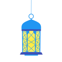 Lanterns that have a blue color png