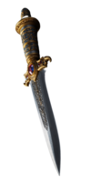 AI generated Imperial dagger classic png
