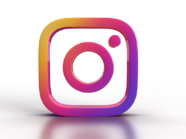 3d instagram logo png