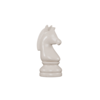 Knight chess piece in marble premium texture png