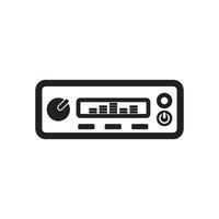 Car radio symbol logo icon, vector illustration design