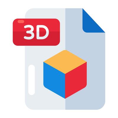 Editable design icon of file