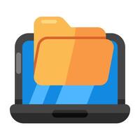 A unique design icon of folder vector