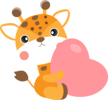 schattig giraffe . png