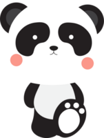 Cute Valentine with Panda png