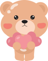 Teddy bear with heart png