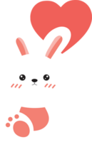 cute rabbits clipart png