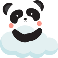 Cute Valentine with Panda png