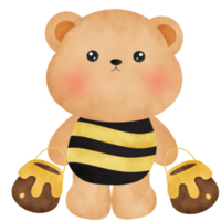 teddy bear honey . png