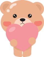 Teddy bear with heart png