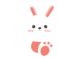 cute rabbits clipart png