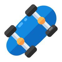 un diseño de icono de patineta vector