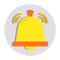 A trendy vector design of bell icon