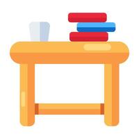 Premium download icon of books table vector