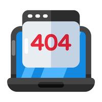 A creative design vector of error 404