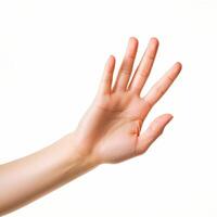 AI generated Hand Reaching Up Into the Air photo