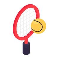 A perfect design icon of long tennis vector