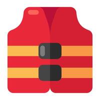 Modern design icon of life jacket vector