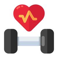 A trendy vector design of dumbbells