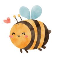 Honigbienen-Aquarell png