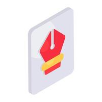 Creative design icon of file vector