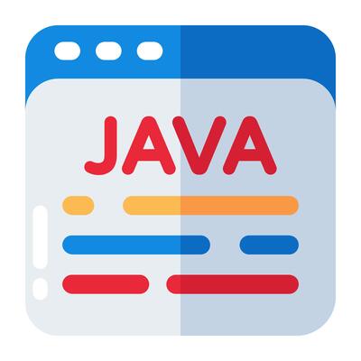 Unique design icon of web coding