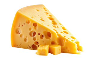 ai generiert Käse isoliert transparent Hintergrund png