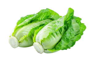 ai generiert frisch Grüner Salat Blätter auf transparent Hintergrund png