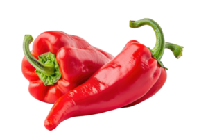 AI generated Red Bell Pepper on Transparent Background png