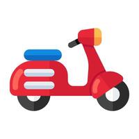 Creative design icon of scooter vector